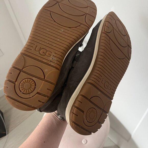 Ugg Lakesider Heritage Gray Waterproof Sneaker Booties Size 9.5 - Picture 7 of 8